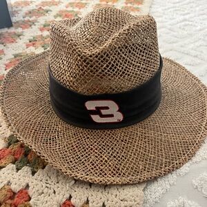 Dale Earnhardt straw hat vintage